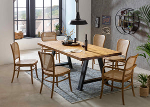 Tisch 240x100 cm, recyceltes Teak