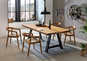 Tisch 240x100 cm, recyceltes Teak