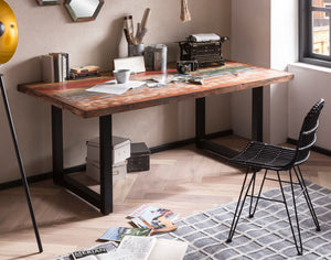Tisch 180x100 cm, buntes Altholz