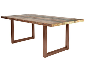 Tisch 220x100 cm, buntes Altholz