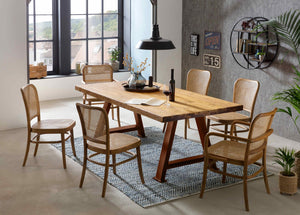 Tisch 200x100 cm, recyceltes Teak
