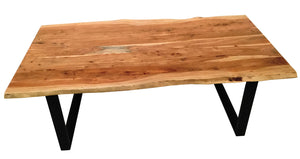 Tisch 240x100 cm, Akazie natur, 56 mm