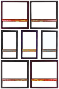 Wandregal-Set, 7-teilig